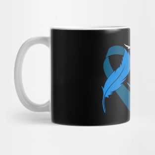 Alopecia Awareness I wear Blue for my Daughter Mug